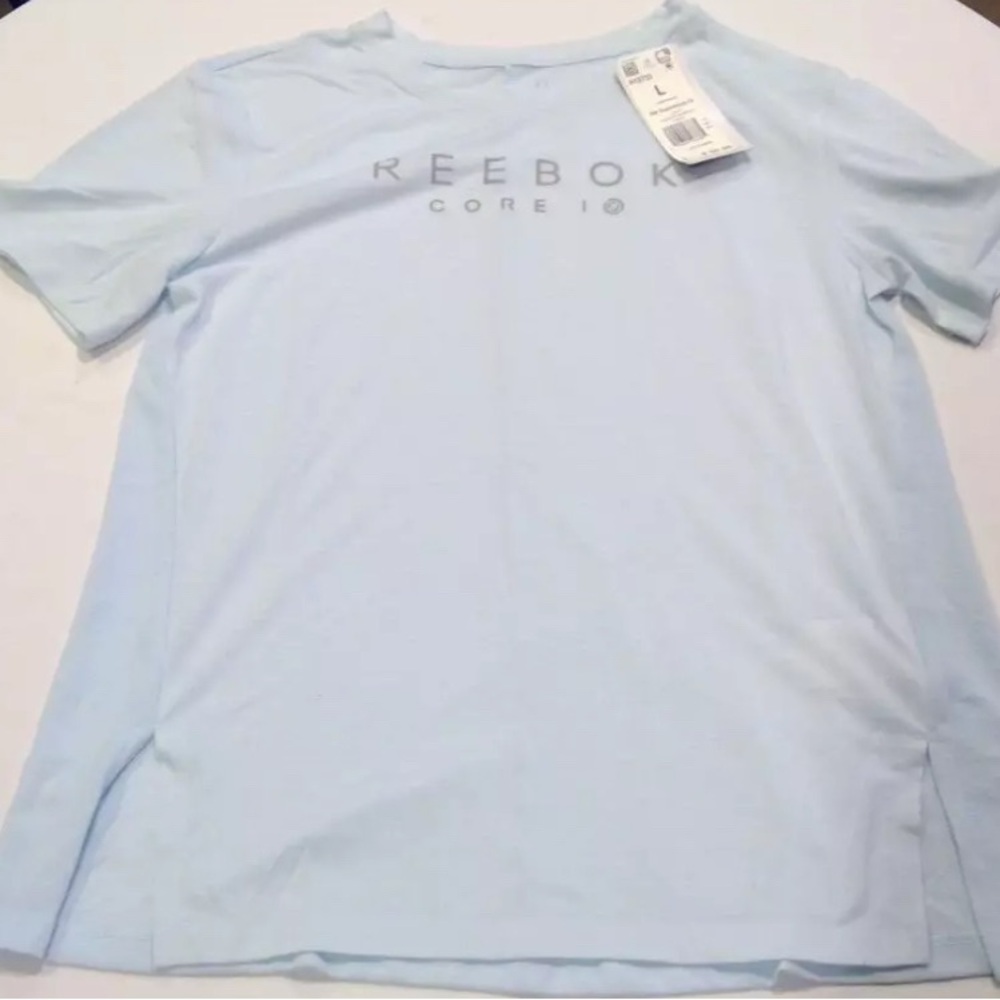 NWT Core 10 by Reebok athletic t-shirt Large Blue